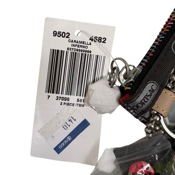 LeSportsac Tokidoki Caramella Pouch Inferno w/ Qee Keychain Rare Retired NWT HTF - Picture 9 of 12